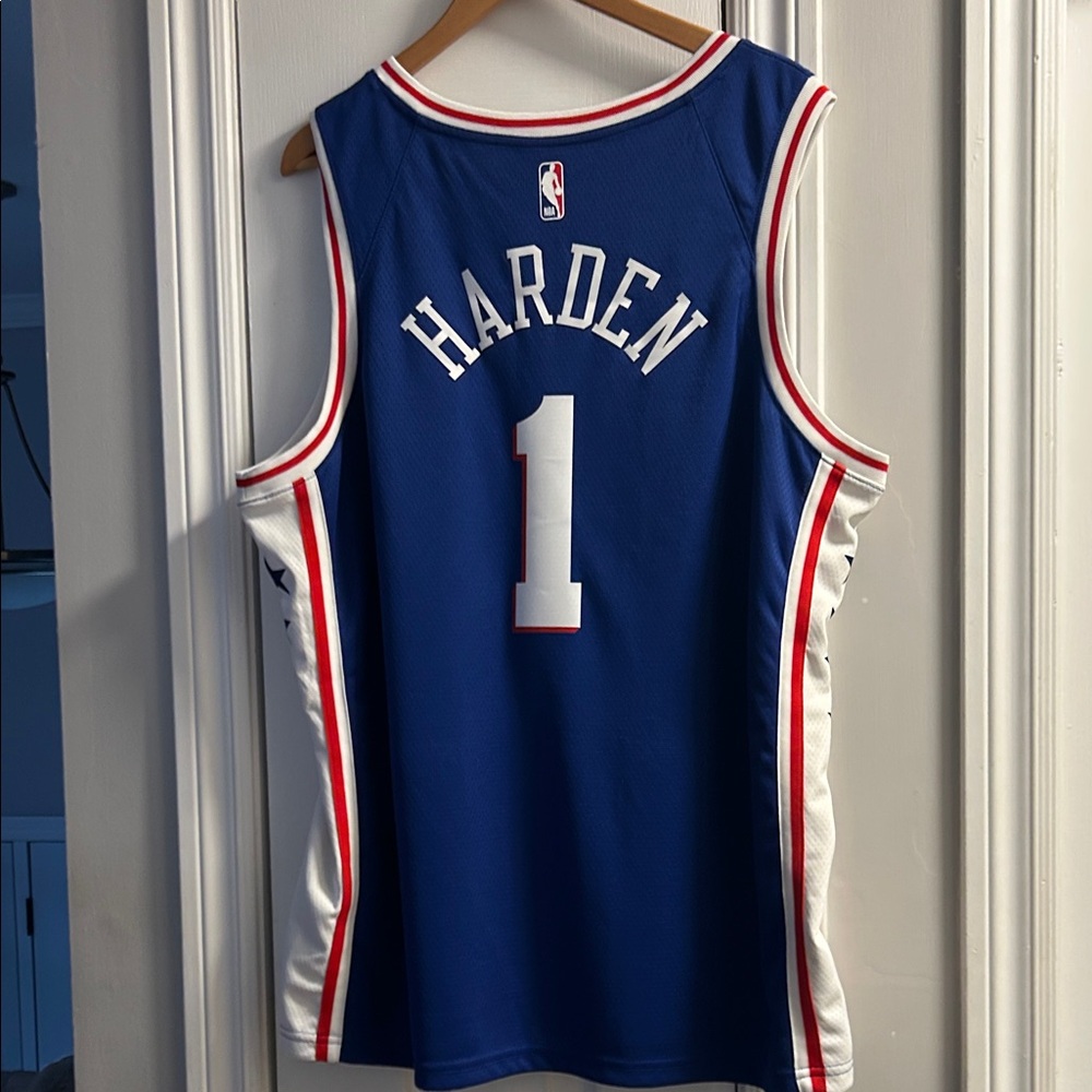 Nike Philadelphia 76ers Harden #1 Swingman Jersey